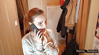 Скоро муж должен приехать, а тут жена изменяет с соседом
